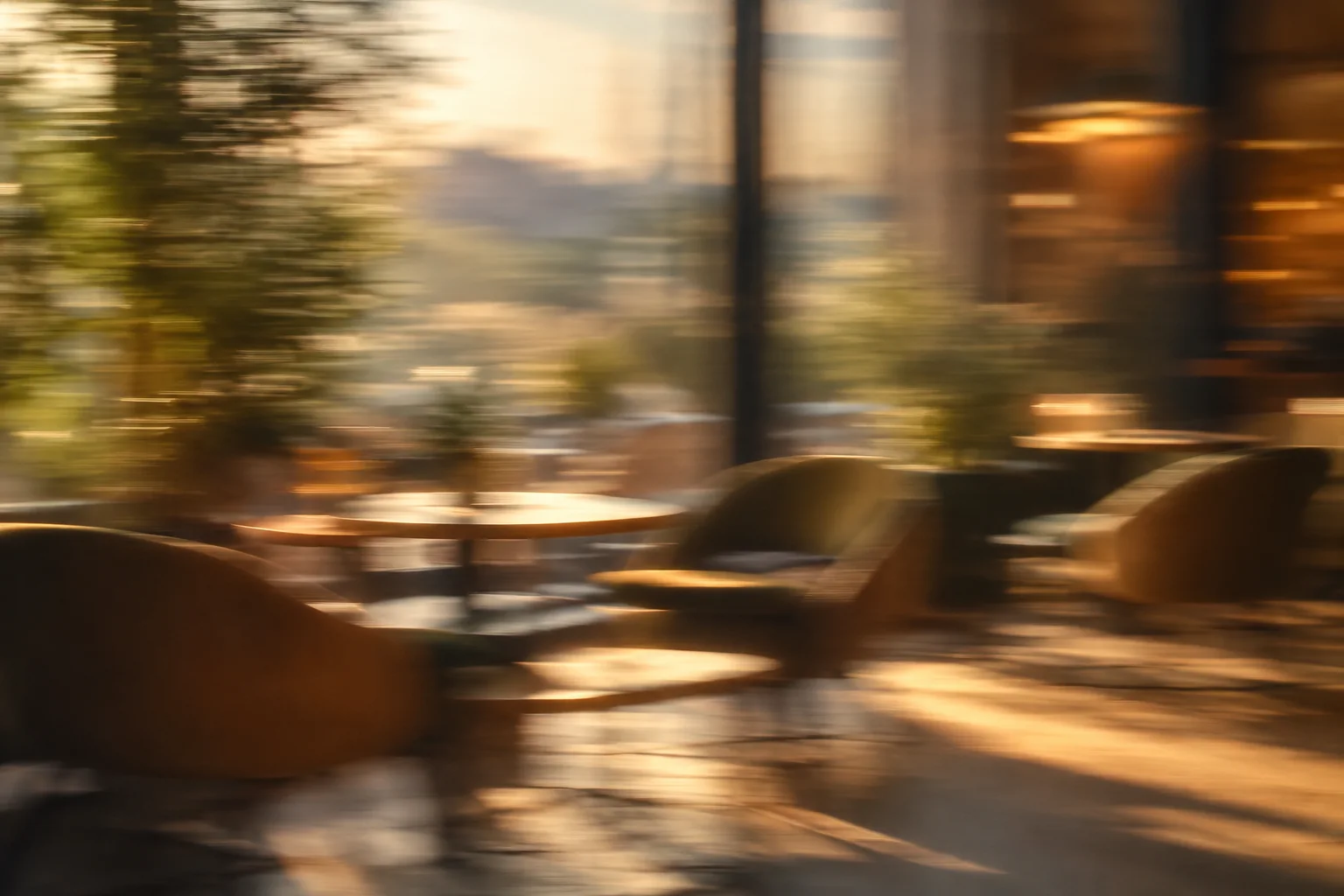 Café interior content